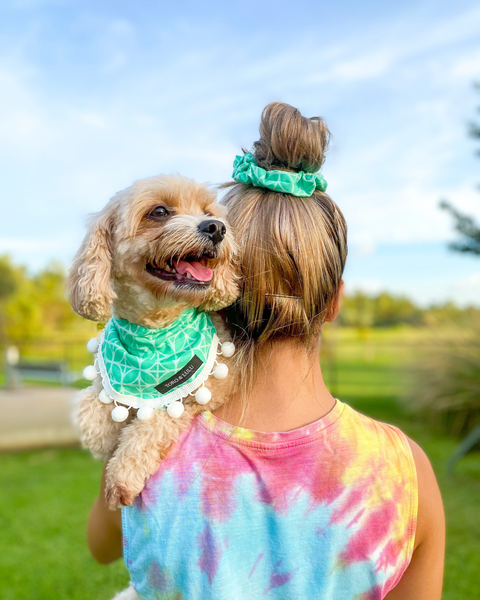 'Frankie Green' Scrunchie