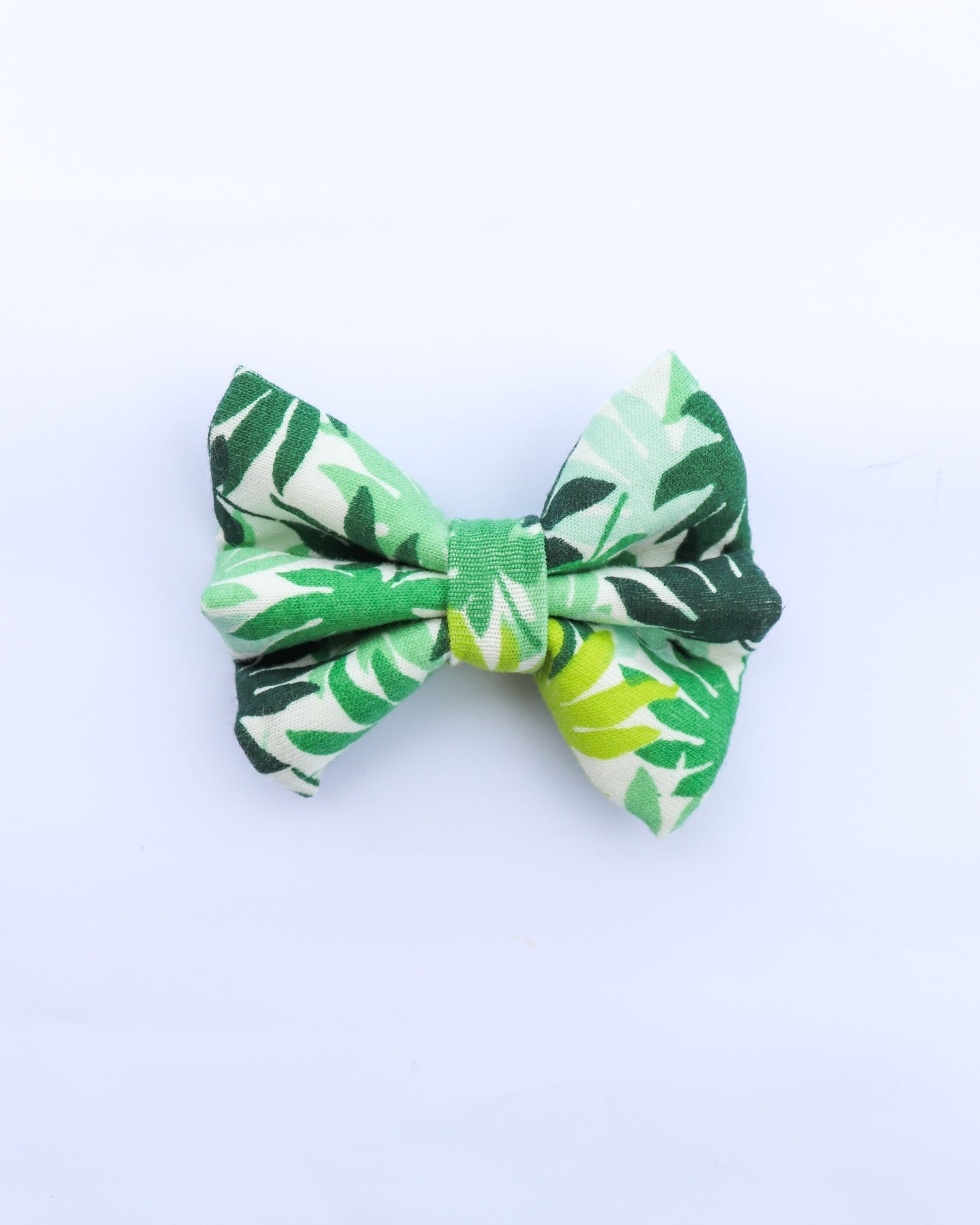 'Green Palms' Hair Bow