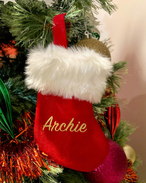 Personalised Christmas Mini Stocking