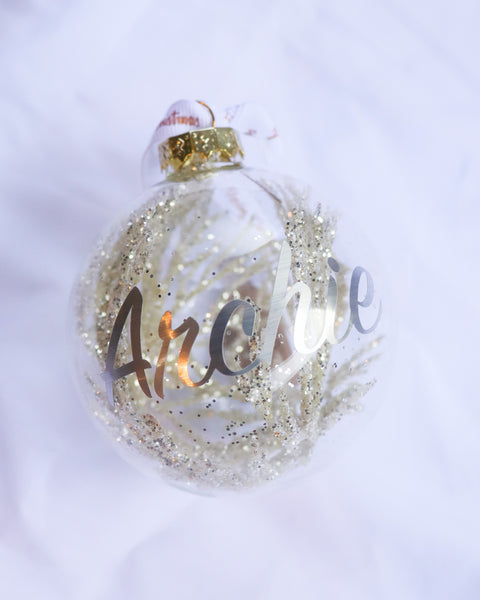 Personalised Christmas Baubles