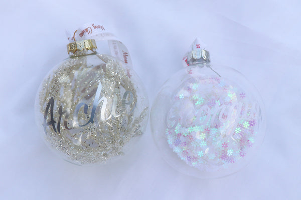 Personalised Christmas Baubles