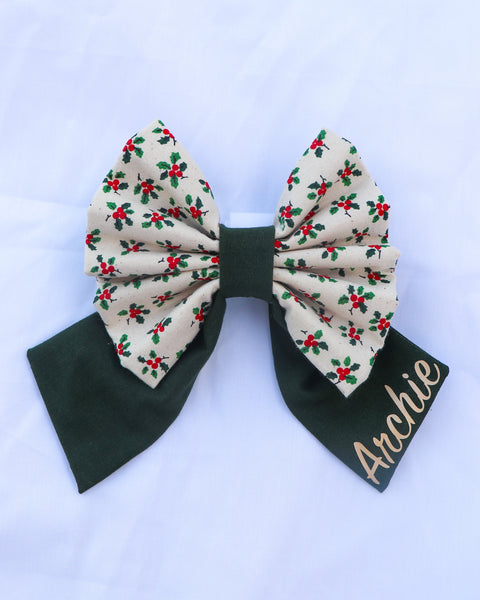 Personalised Holly Sailor Bow