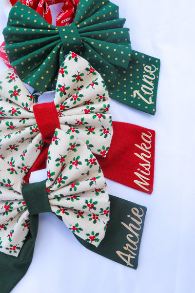 Personalised Holly Sailor Bow