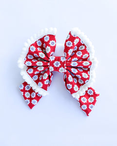 'Lady in Red' Bow
